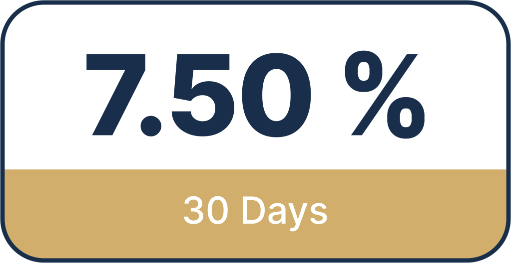 30 Days Interest - 7.50%